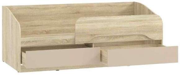 НМ 041.50-01 кровать Акварель Дуб Сонома/Капучино НМ 041.50-01 кровать Акварель Дуб Сонома/Капучино