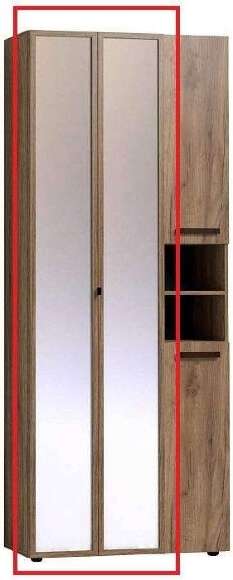 Зеркальный фасад шкафа Nature 87 Зеркальный фасад шкафа Nature 87