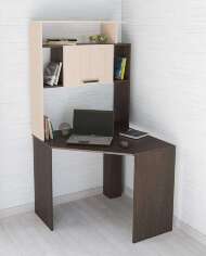 Компьютерный стол угловой Квартет-12 (Венге/Дуб молочный) Компьютерный стол угловой Квартет-12 (Венге/Дуб молочный)