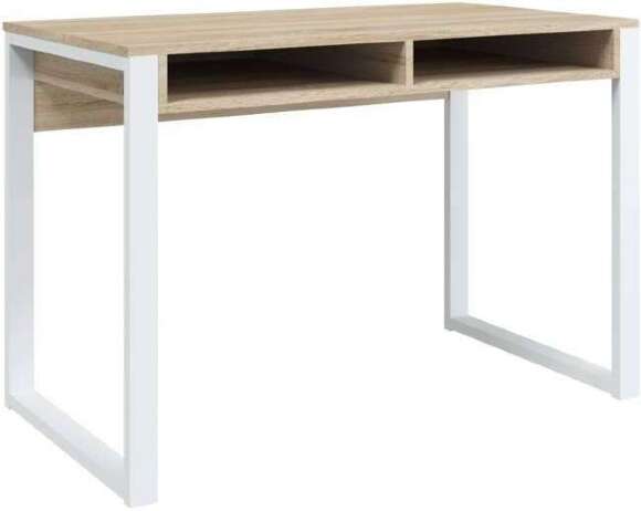 Письменный стол Лунар, дуб сонома/белый Письменный стол Лунар, дуб сонома/белый