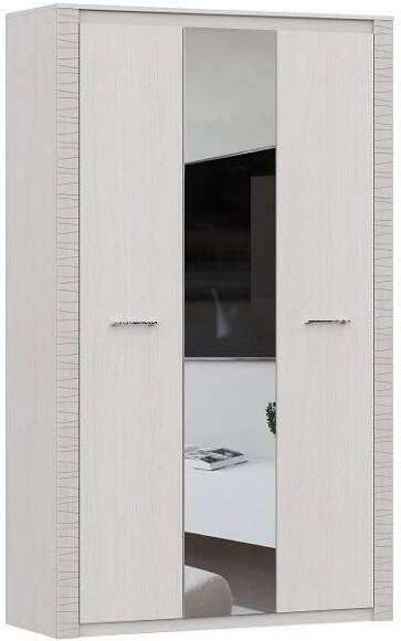 Шкаф комбинированный 3х ств. "Гамма 20" Ясень Анкор светлый, Сандал светлый Шкаф комбинированный 3х ств. "Гамма 20" Ясень Анкор светлый, Сандал светлый