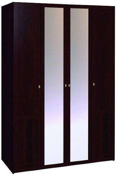 Шкаф для одежды и белья Sherlock 60 Глазов (Орех шоколадный)