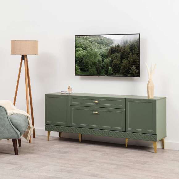 Марион тумба 16.167 Дымчатый зеленый / Олива шагрень Марион тумба 16.167 Дымчатый зеленый / Олива шагрень