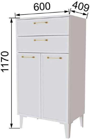 Тумба с ящиками Толедо ТТ-30, Белый Тумба с ящиками Толедо ТТ-30, Белый