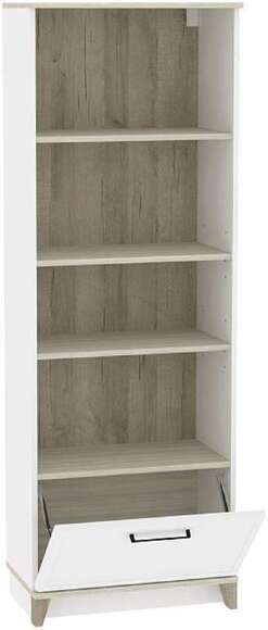 Шкаф МЦН Аурелио 21, Белый, Блеквуд Сатиновый