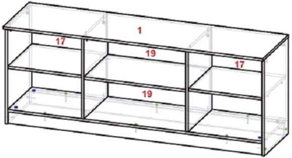 Бэль Тумба ТВА малая Слоновая кость