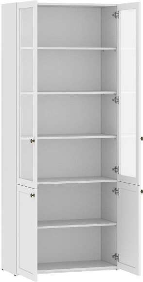 НМ 041.88 Шкаф витрина Орлеан Белый НМ 041.88 Шкаф витрина Орлеан Белый
