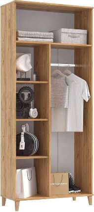 Ирис Прихожая Шкаф (Браш Мени Грин, Дуб Крафт)