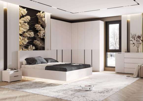 Марвэл Тумбы прикроватные (2 шт) (Кашемир, Кашемир) Марвэл Тумбы прикроватные (2 шт) (Кашемир, Кашемир)