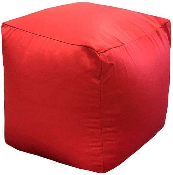 Пуф Куб фьюжн красный