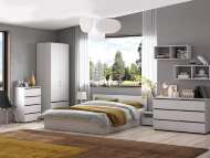 Спальня Токио 1 / Белый текстурный Спальня Токио 1 / Белый текстурный