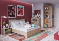 Спальня Мадлен. Комплект 3, дуб шале серебро