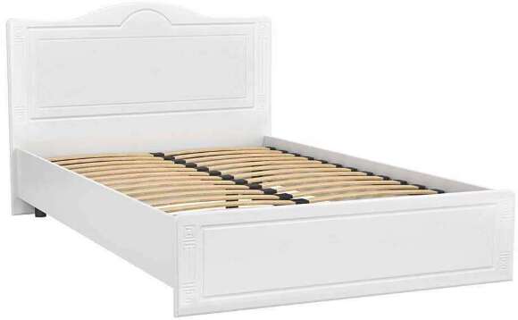 Кровать 1400 Афина АФ-8 белое дерево