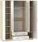 НМ 011.84 Шкаф комбинированный Оливия дуб Сонома/белое дерево НМ 011.84 Шкаф комбинированный Оливия дуб Сонома/белое дерево