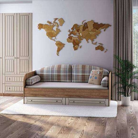 Кровать 80х190 с ящиками М1 Богуслава (Комфорт-S) Кровать 80х190 с ящиками М1 Богуслава (Комфорт-S)