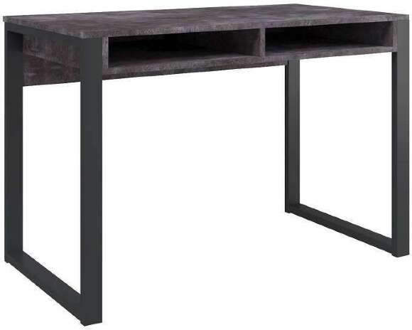 Письменный стол Лунар, камень темный/черный