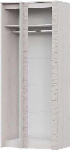 Шкаф угловой (прямой) "Гамма 20" Ясень анкор светлый, Сандал светлый