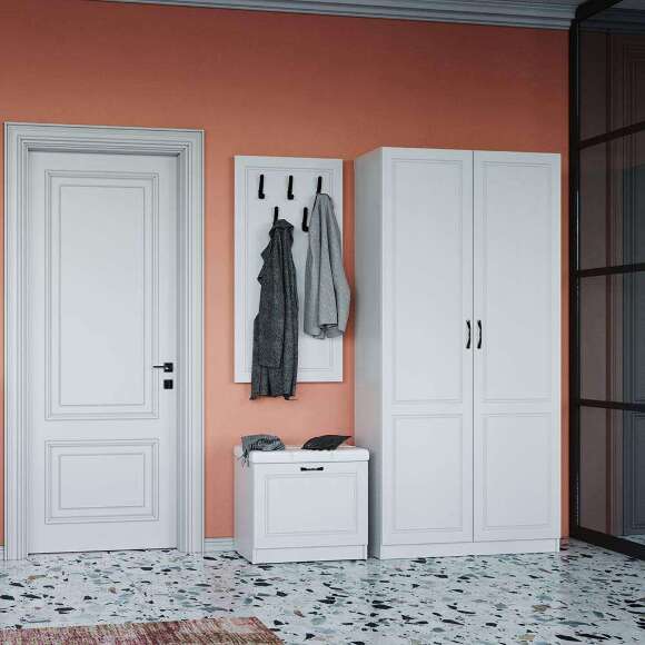 Тумба для обуви Апполия (ТЭКС) 600 Белый дуб