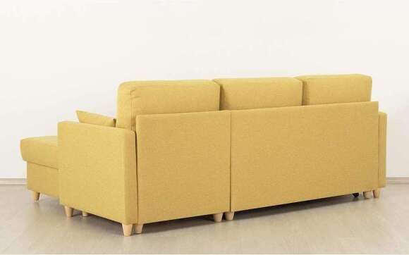 Дилан диван-кровать угловой ТД 424 Сага еллоу