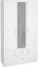 Шкаф трехстворчатый Ронда ШК-3 (Интерьер Центр) Белый