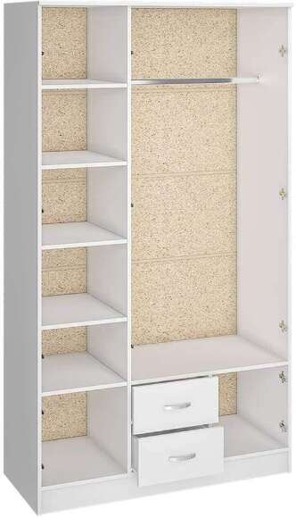 Шкаф трехстворчатый Ронда ШК-3 (Интерьер Центр) Белый