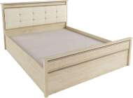 Кровать с настилом ЛДСП Ливорно ЛКР-1 160х200, дуб Кровать с настилом ЛДСП Ливорно ЛКР-1 160х200, дуб