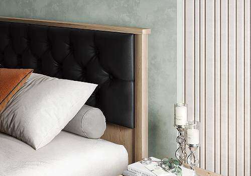 Спальня Модена. Комплект 1, гикори рокфорд/венге