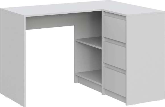 Стол письменный угловой Айден серый