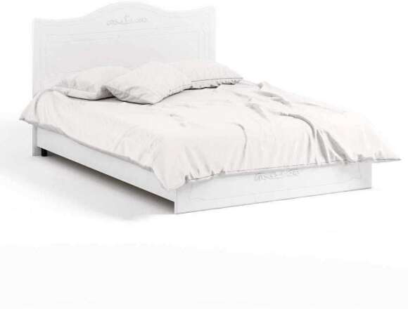 Кровать 1400 Италия ИТ-8 белое дерево