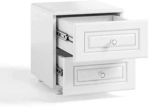 Тумба прикроватная Афина АФ-26 белое дерево