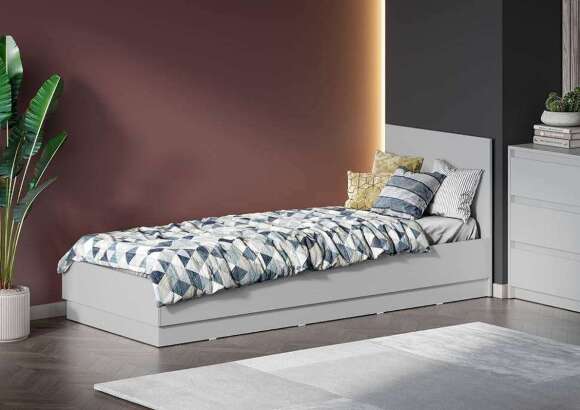 Кровать 80х200 Айден КР06-800 Белый Кровать 80х200 Айден КР06-800 Белый