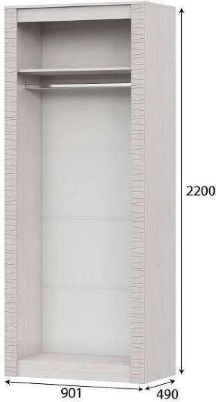 Шкаф универсальный "Гамма 20" Ясень анкор светлый, Сандал светлый Шкаф универсальный "Гамма 20" Ясень анкор светлый, Сандал светлый