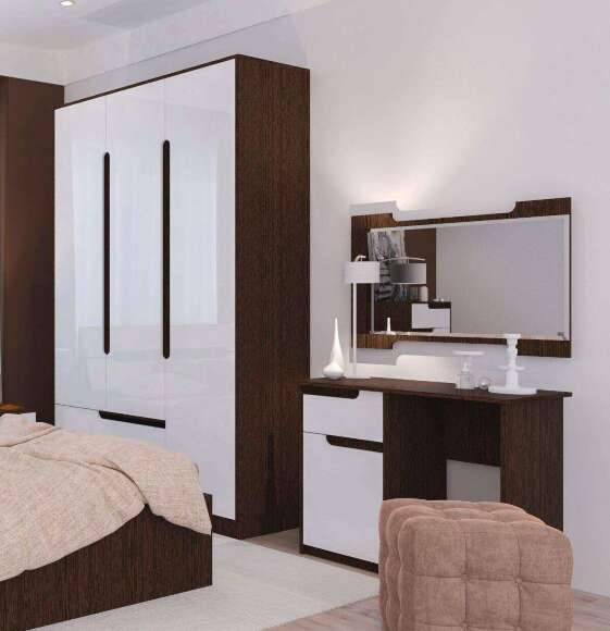 Стол письменный (косметический) Гавана ТЭКС (Акрил Белый)