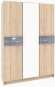 Шкаф 3-х створчатый Мадлен (Дуб шале серебро)