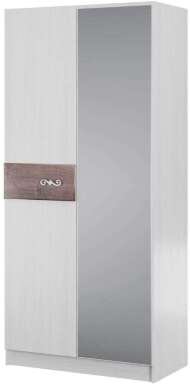 Шкаф двухдверный Мадлен (ТЭКС) Ясень анкор светлый