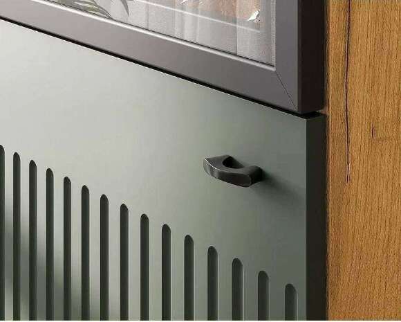 Шкаф-витрина Милан (SV-Мебель) Олива Софт