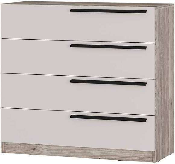 Комод КМ-02, Дуб смоки, Кашемир