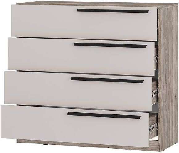 Комод КМ-02, Дуб смоки, Кашемир