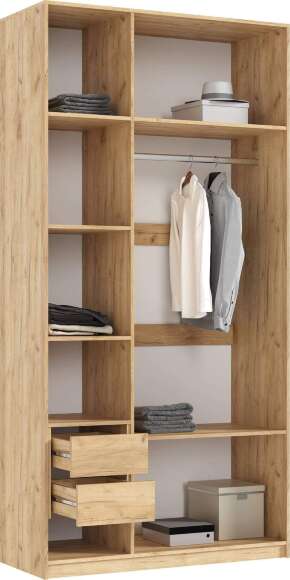 Марвэл Шкаф 3-х ств. (1200) (Браш Графит, Дуб Крафт) Марвэл Шкаф 3-х ств. (1200) (Браш Графит, Дуб Крафт)