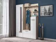 Прихожая Лайн Дуб серый/Белый глянец Прихожая Лайн Дуб серый/Белый глянец