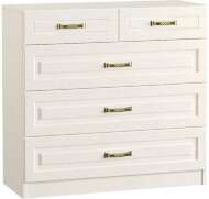 Комод Ливерпуль 10.103.01, Белый, Ясень ваниль Комод Ливерпуль 10.103.01, Белый, Ясень ваниль