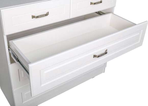 Комод Ливерпуль 10.103.01, Белый, Ясень ваниль Комод Ливерпуль 10.103.01, Белый, Ясень ваниль