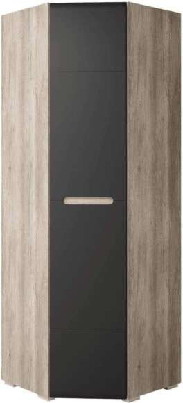Шкаф Наоми угловой дуб каньон / графит