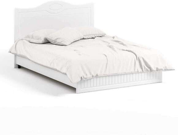 Кровать 1400 Монако МН-8 белое дерево