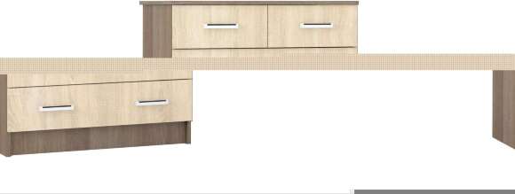 Комод Катрин-5 ТЭКС (Ясень Шимо)