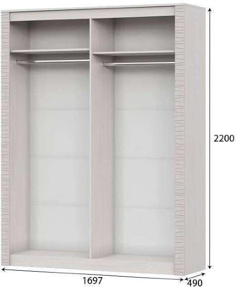 Шкаф универсальный 4х ств "Гамма 20" Ясень анкор светлый, Сандал светлый Шкаф универсальный 4х ств "Гамма 20" Ясень анкор светлый, Сандал светлый