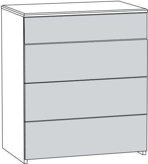 Комод Амели 13.106, Шелковый камень