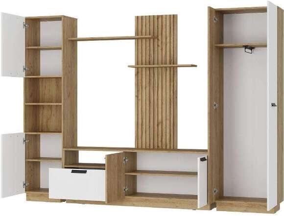 Гостиная Мишель тип 2 ГС-01 крафт/белый