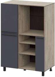 КГ Этна Пенал 10Ш1 Дуб Эндгрейн;Софт графит КГ Этна Пенал 10Ш1 Дуб Эндгрейн;Софт графит