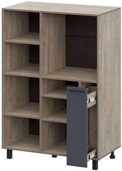 КГ Этна Пенал 10Ш1 Дуб Эндгрейн;Софт графит КГ Этна Пенал 10Ш1 Дуб Эндгрейн;Софт графит